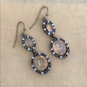 Fancy jeweled dangly earrings